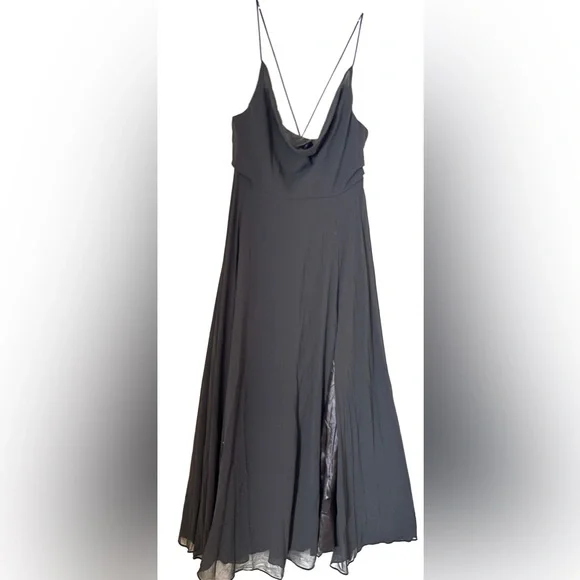 Lulu's Elegant Black Maxi Dress - Picture 5 of 7